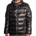 Chaqueta de plumón FitLine Hombre negro/gris